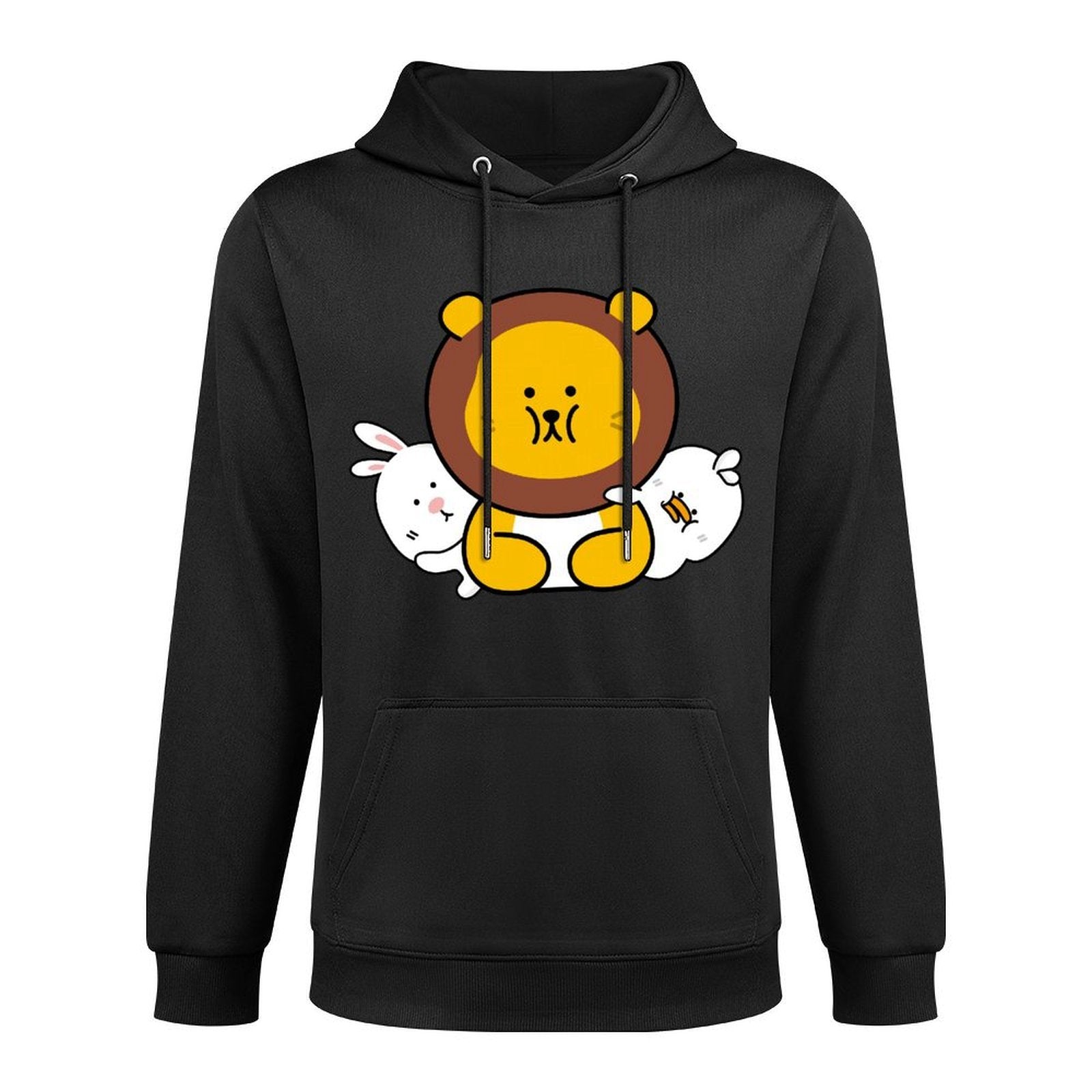 Front Graphic HoodiesCrew Neck ComfortFit