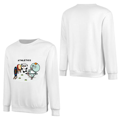 Front Patterned Long Sleeve TopActive Neutral