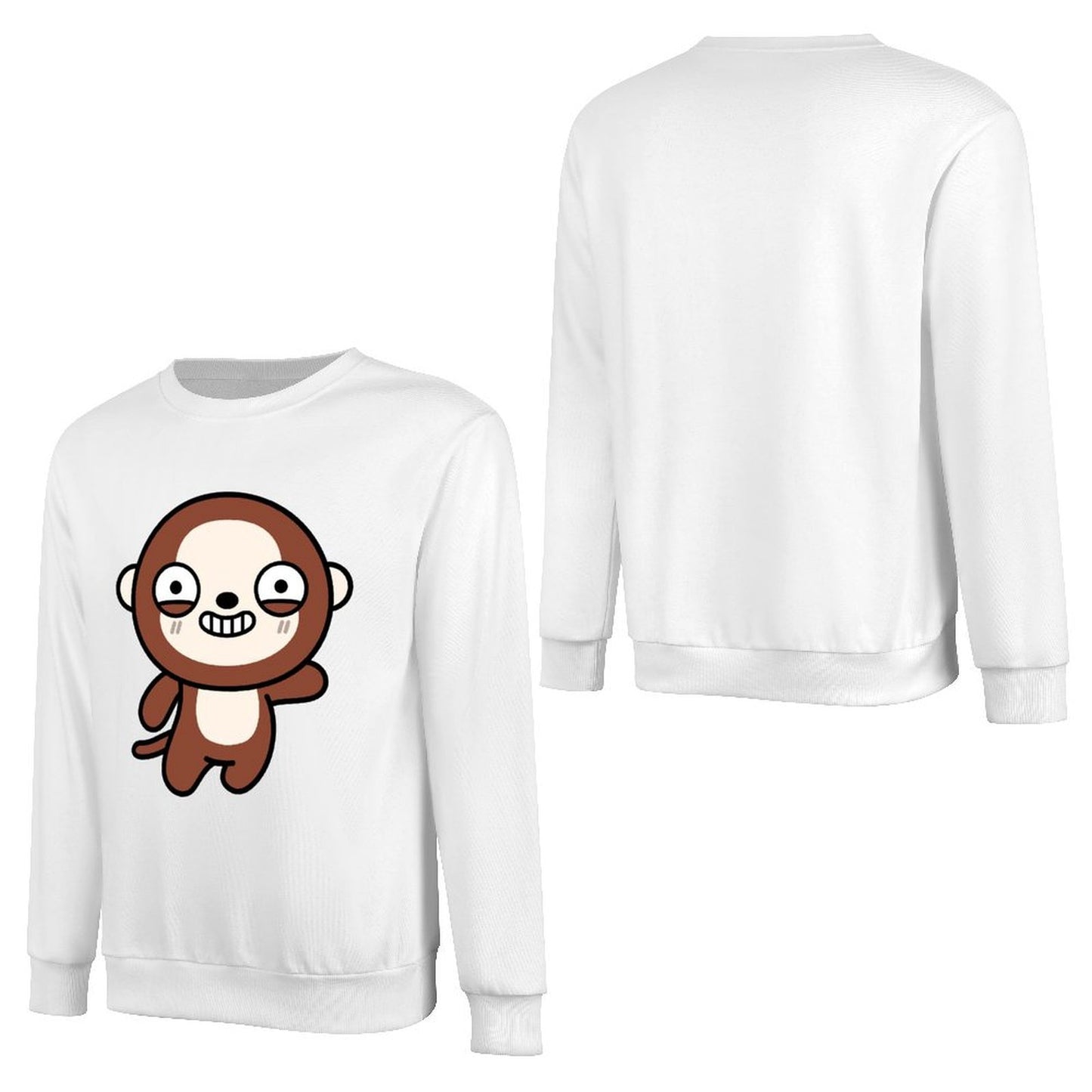 Front Patterned Long Sleeve TopCoreLine RelaxFit