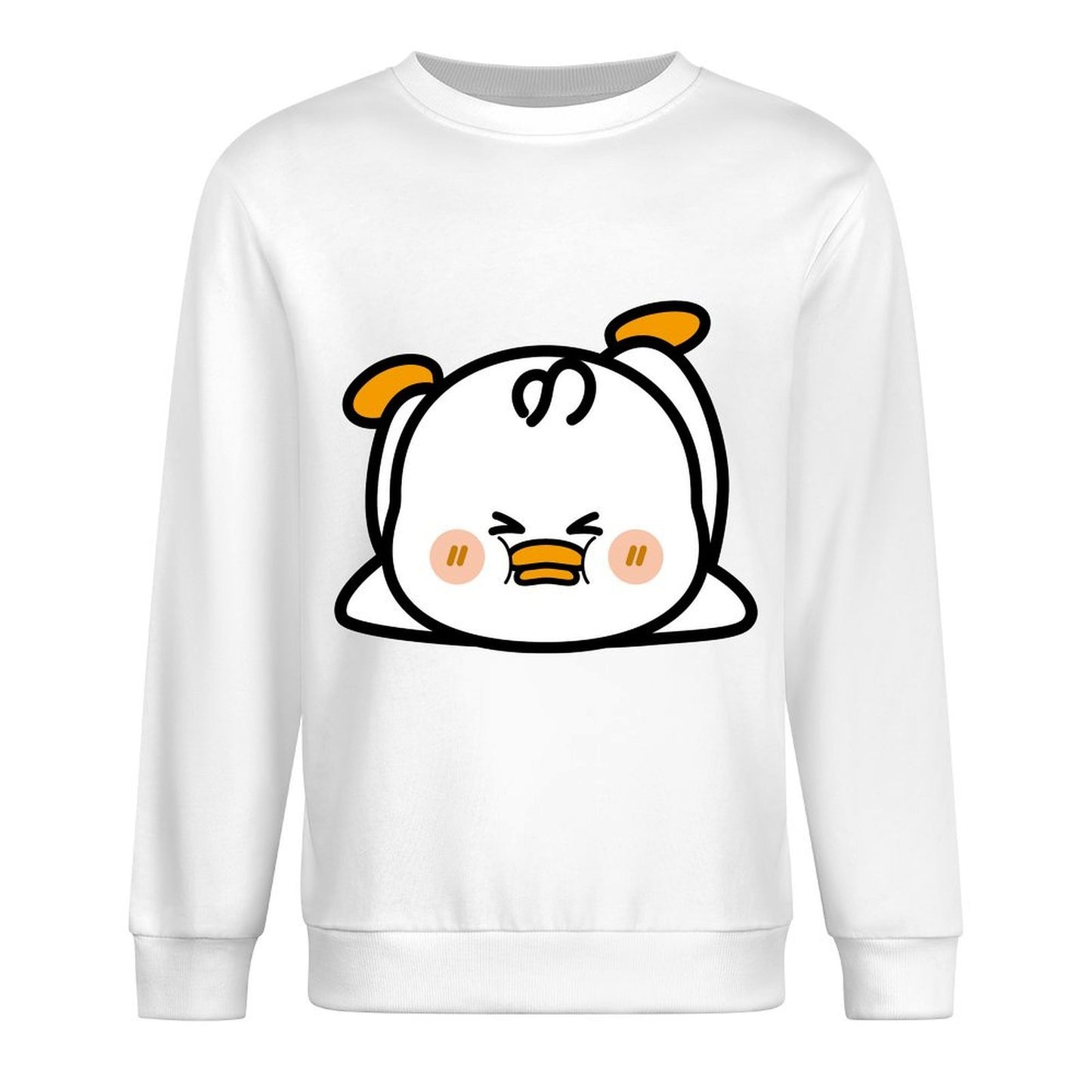 Front Patterned Long Sleeve TopClean Edges Solid