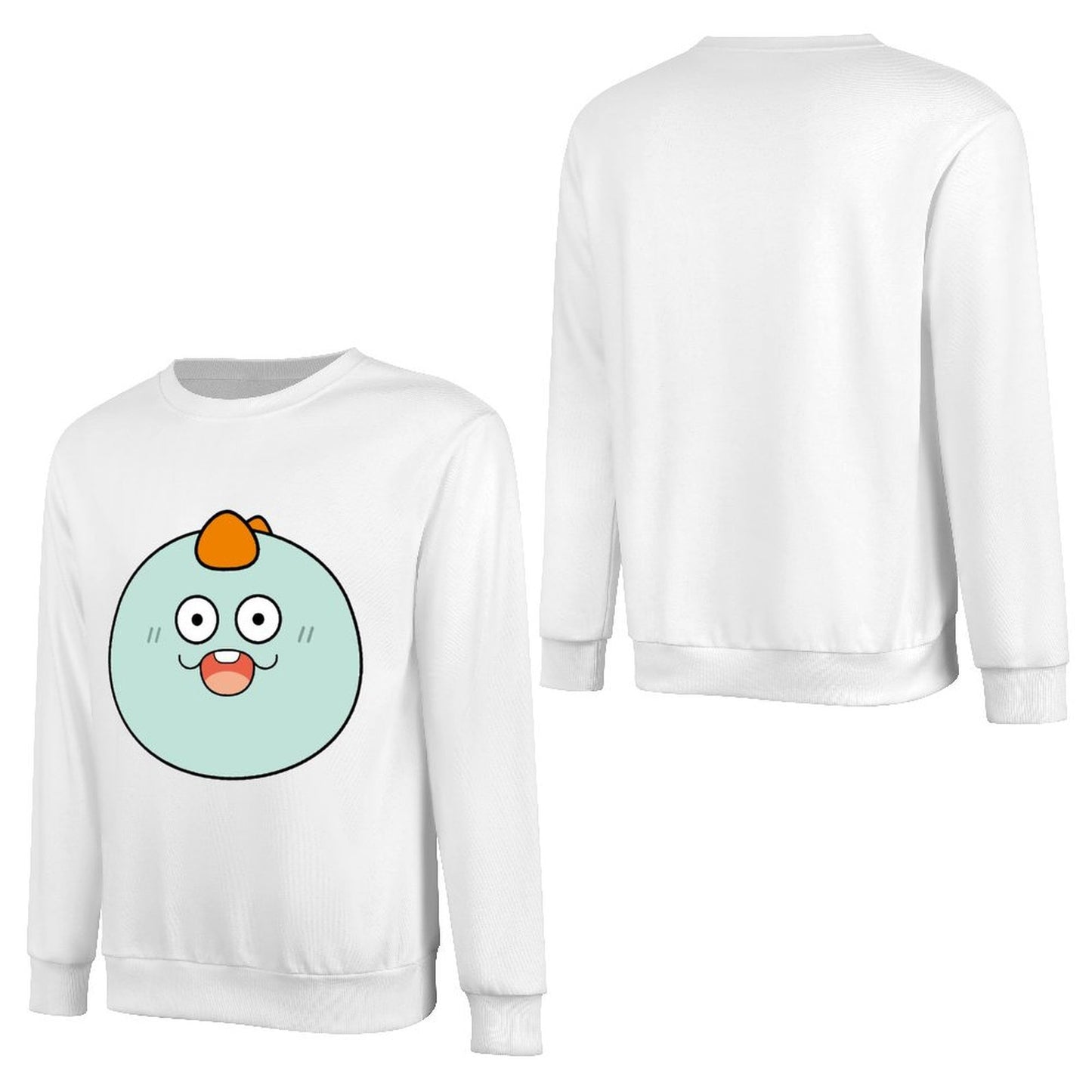 Front Patterned Long Sleeve TopActiveWear Tear-Resistant