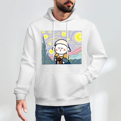 Regular Smooth Front Graphic Hoodies