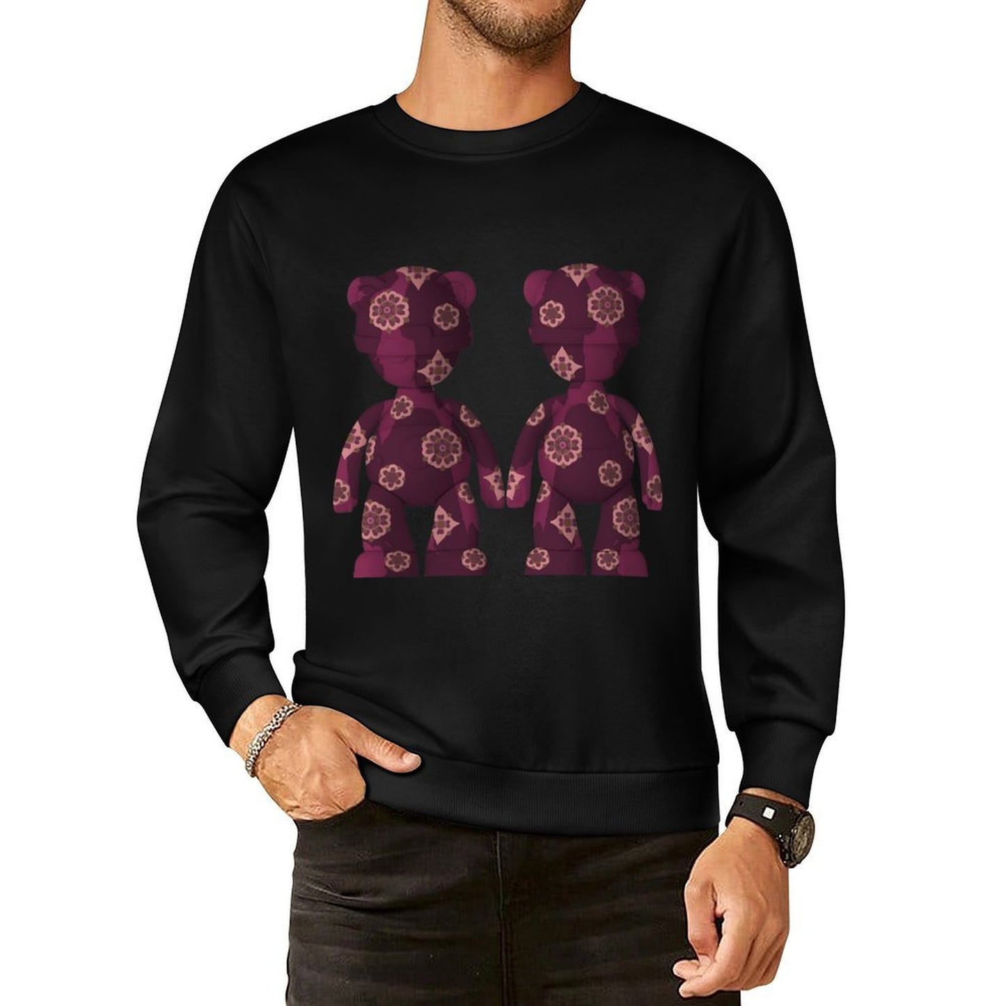 IPIB 250g Crew Neck Long Sleeve Sweatshirt Front GraphicCrew Neck Long Sleeve Sweatshirt6000091-2