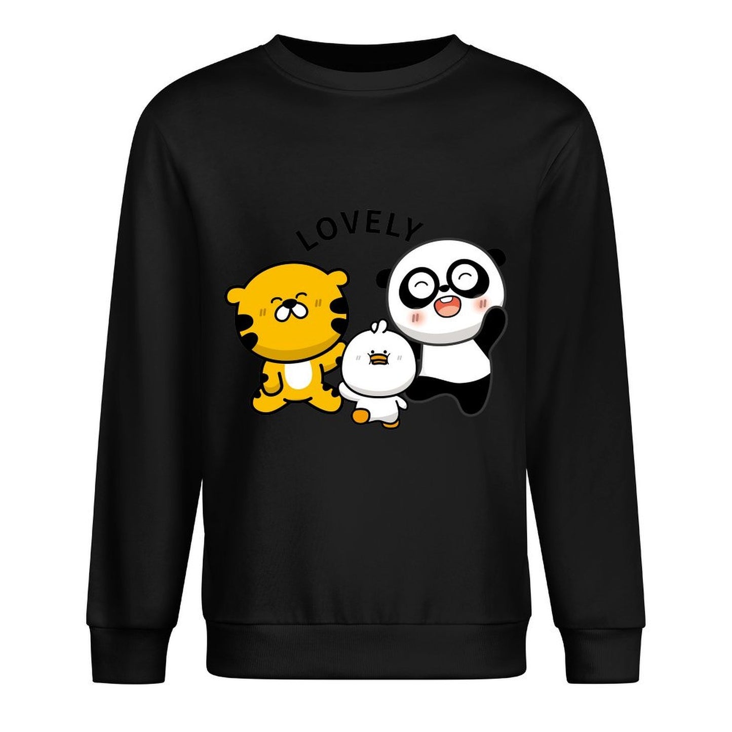 Front Patterned Long Sleeve TopFade-Resistant SmoothWear