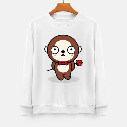 Front Patterned Long Sleeve TopEveryday EasyWear