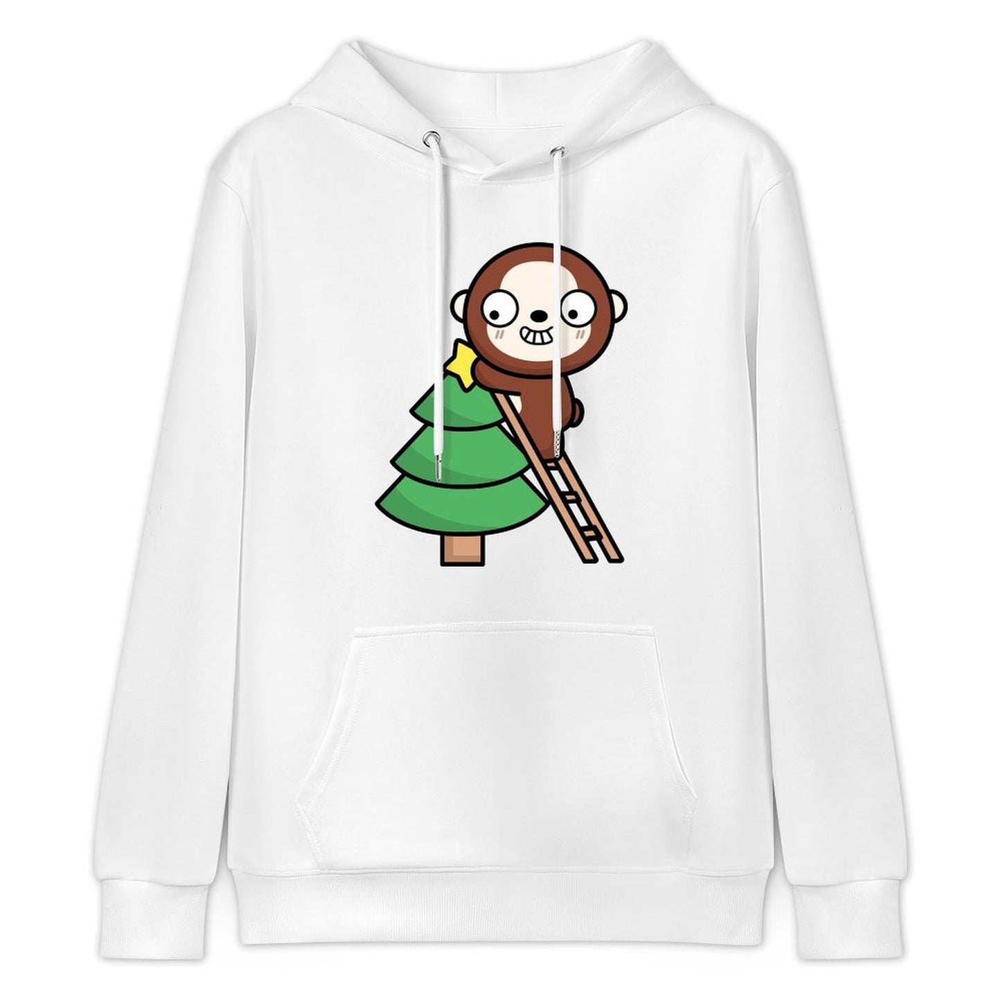 Easy-Care Plain Front Graphic Hoodies