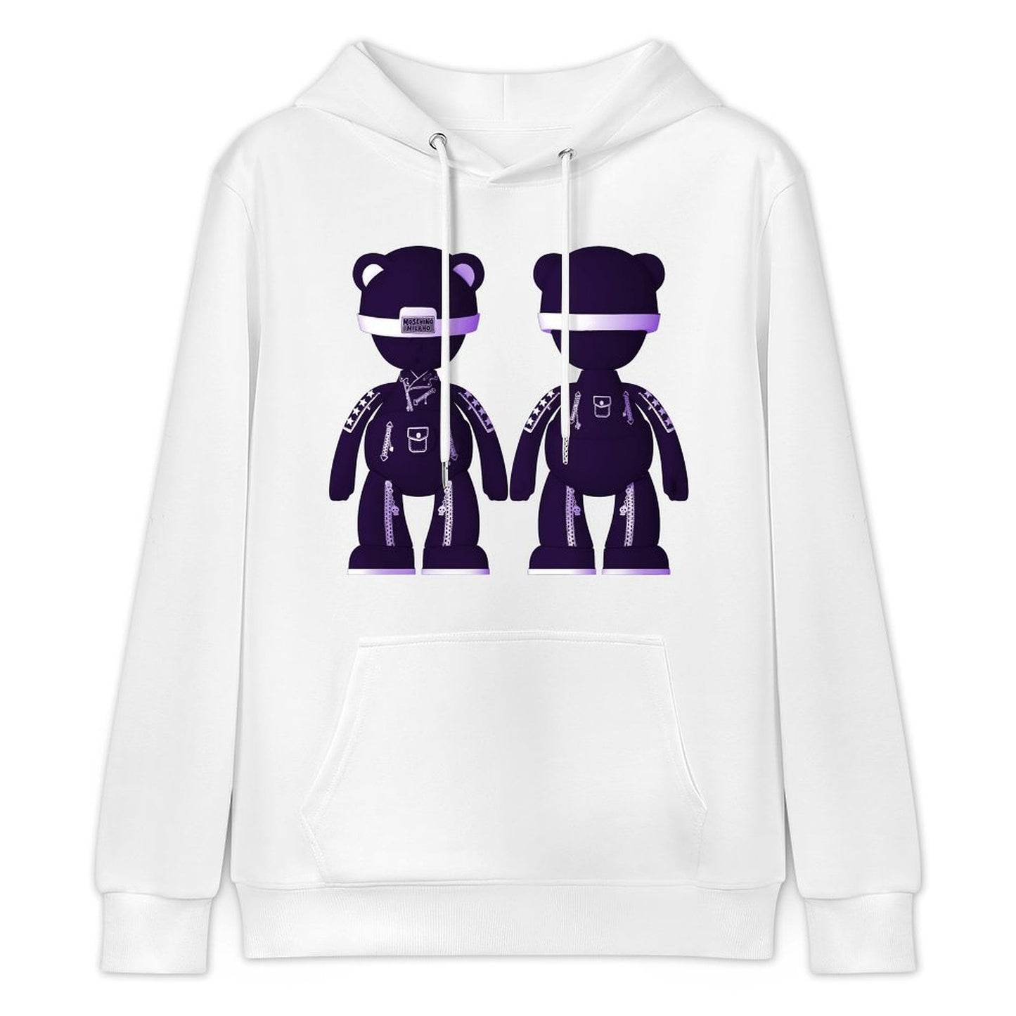 Hoodie Front PatternEasy-Care StreetStyle