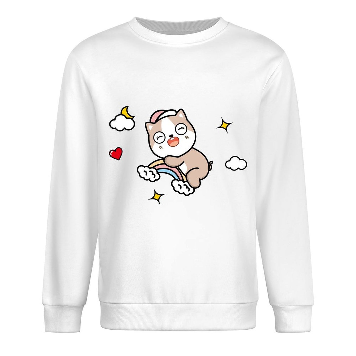 IPBR 250g Crew Neck Long Sleeve Sweatshirt Front GraphicCrew Neck Long Sleeve Sweatshirt4001170