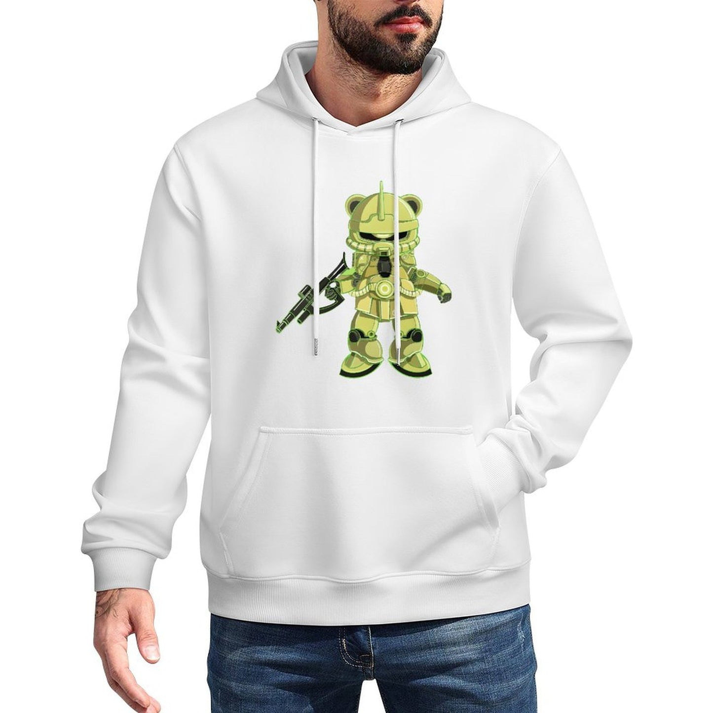 IPIB 250g Hooded Pocket Sweatshirt Front GraphicMen's Hooded  Sweatshirt6000066-1