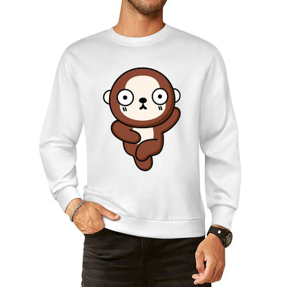 Front Patterned Long Sleeve TopSmoothWear AllDay