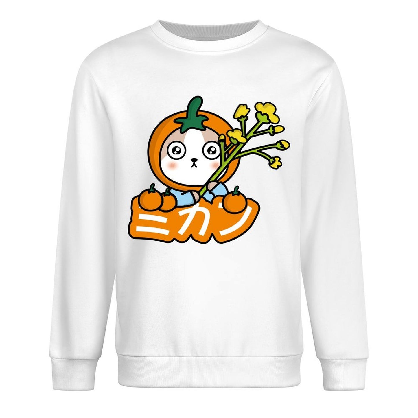 Front Patterned Long Sleeve TopSoft-Touch Vintage