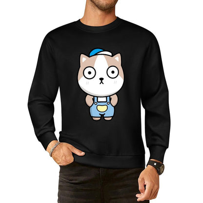 Front Patterned Long Sleeve TopRecycled Heavyweight