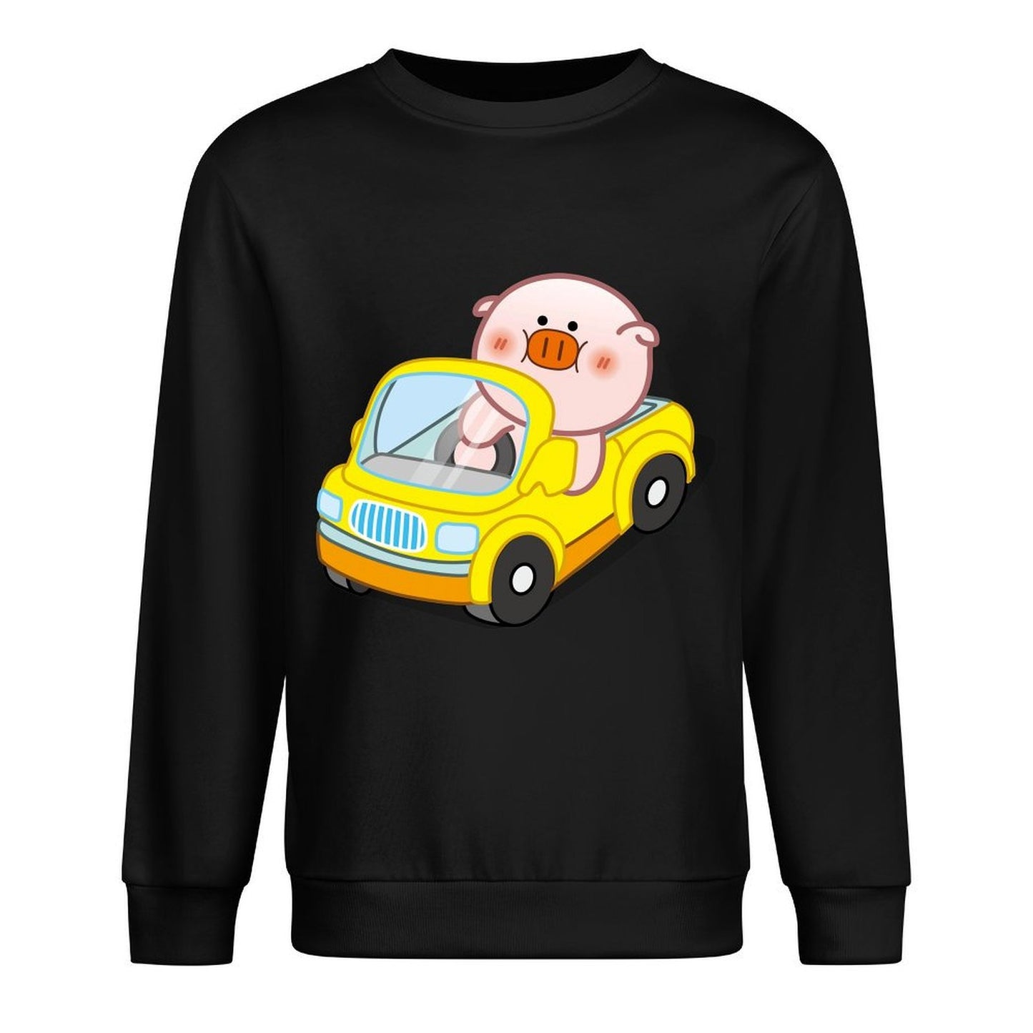 Front Patterned Long Sleeve TopSimple Series