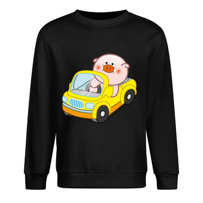 Front Patterned Long Sleeve TopSimple Series