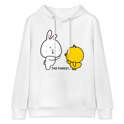 Crisp Print Colorfast Front Graphic Hoodies