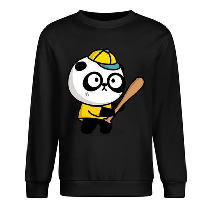 Front Patterned Long Sleeve TopTear-Resistant Neutral