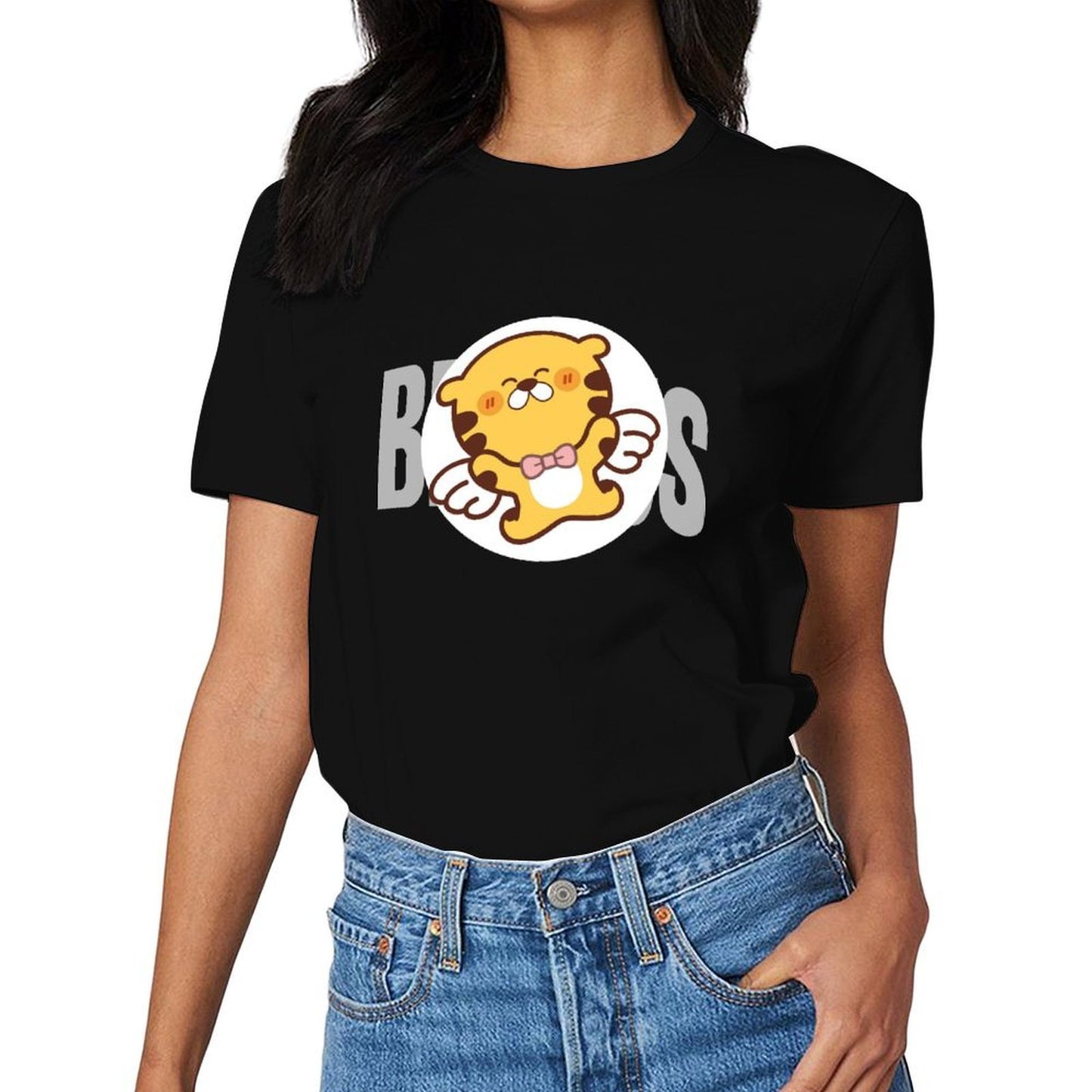 AllDay Plain Front Graphic T-shirt