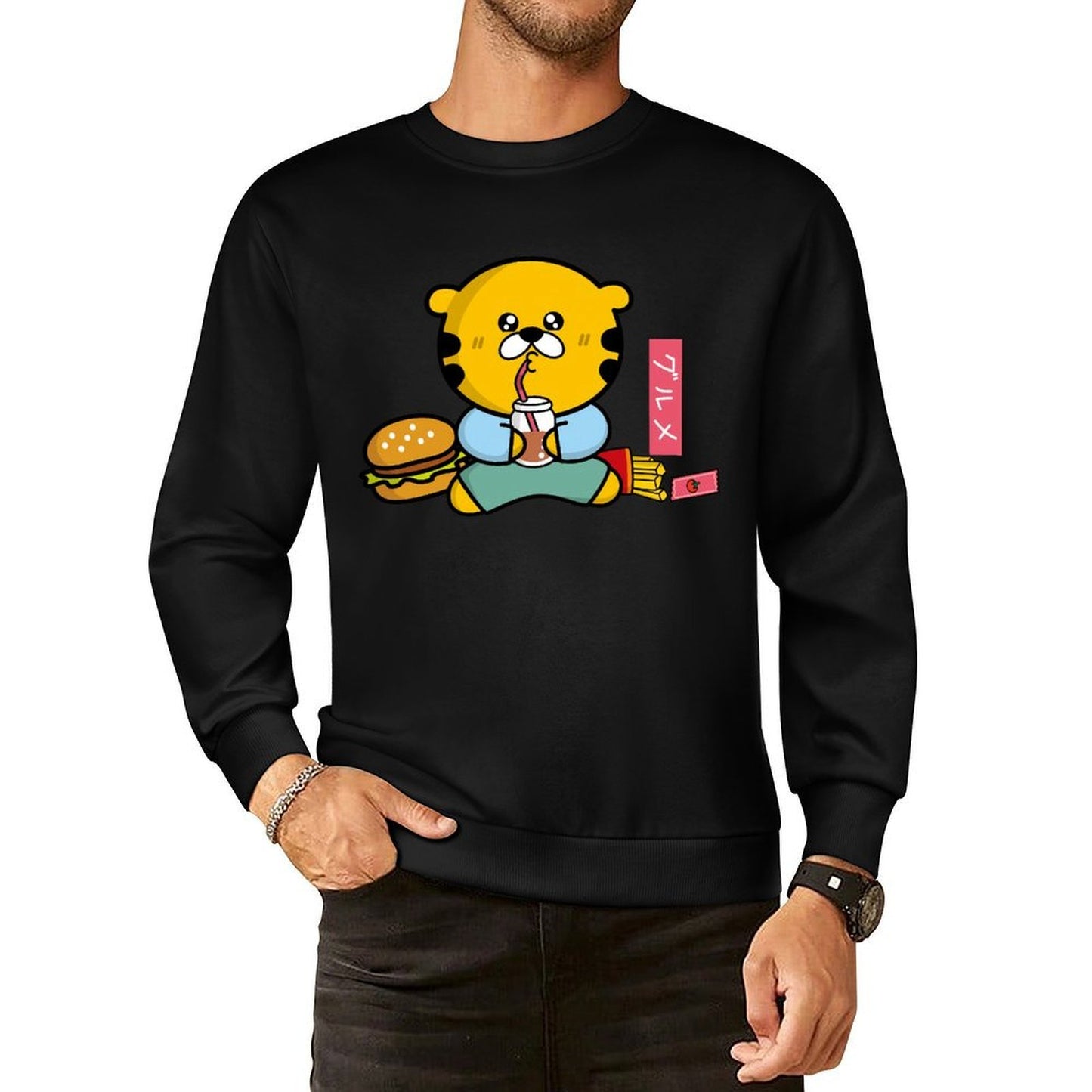 IPBR 250g Crew Neck Long Sleeve Sweatshirt Front GraphicCrew Neck Long Sleeve Sweatshirt4001484