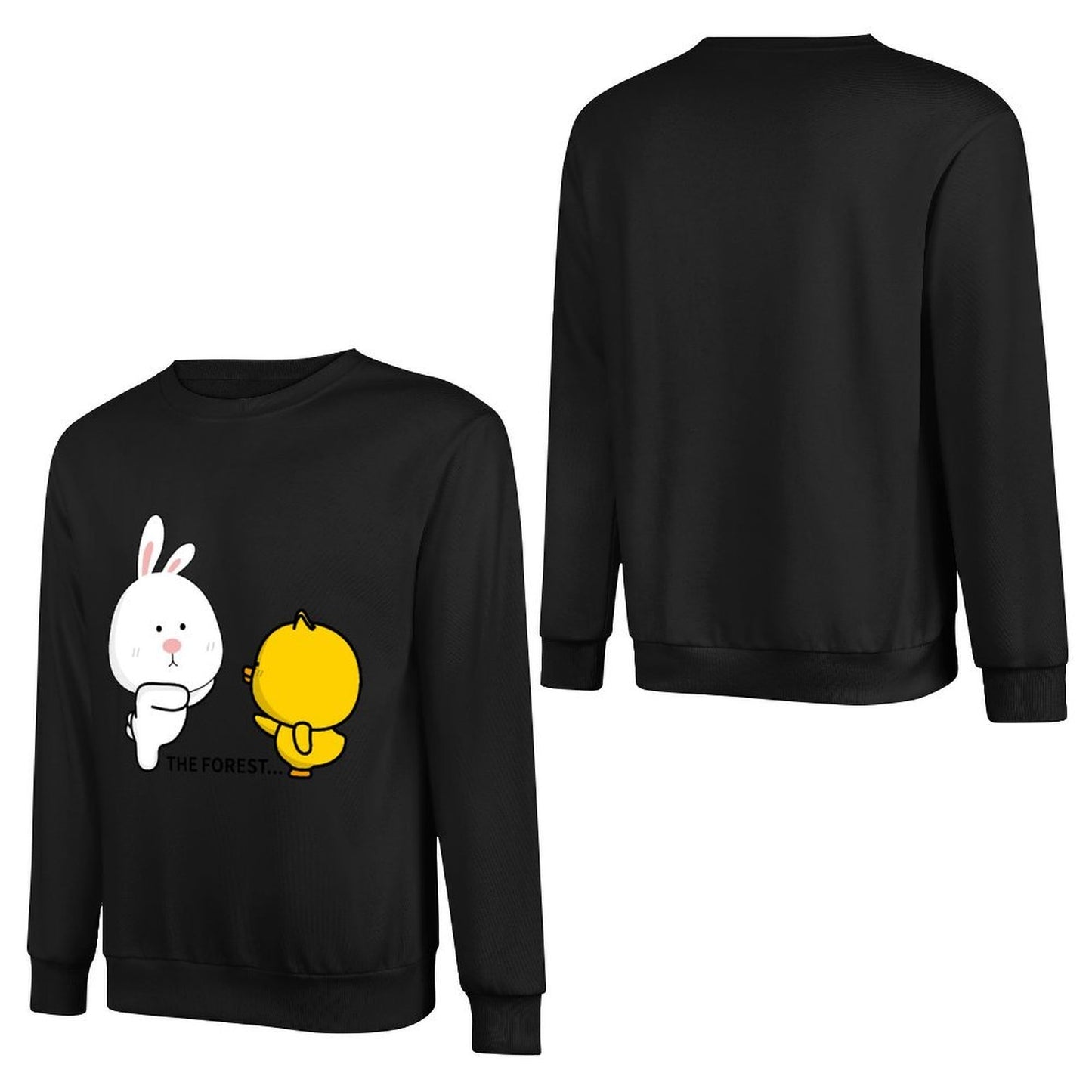 Front Patterned Long Sleeve TopCasual Wrinkle-Free