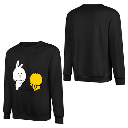 Front Patterned Long Sleeve TopCasual Wrinkle-Free