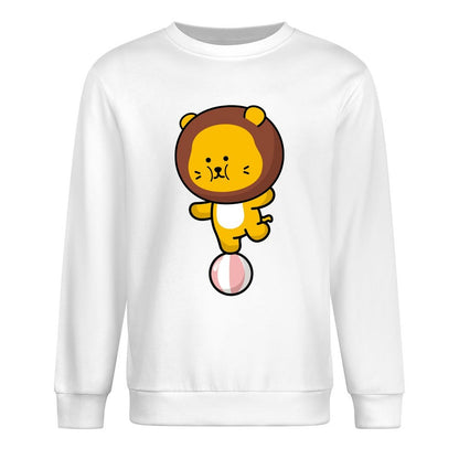 Front Patterned Long Sleeve TopSharp Regular