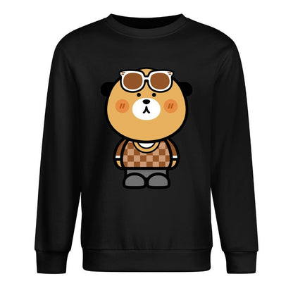 Front Patterned Long Sleeve TopLightweight Vibrant Colors