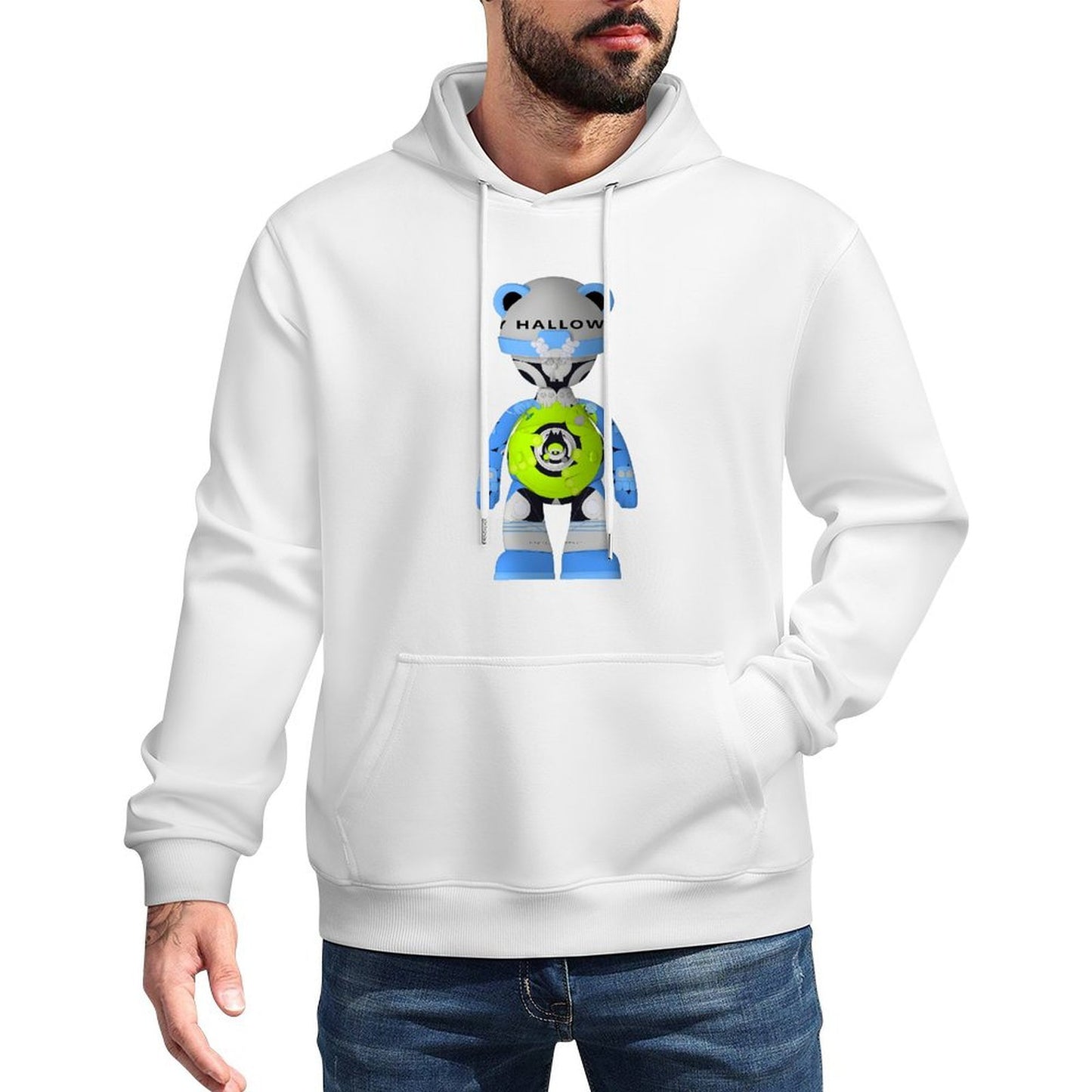 IPIB 250g Hooded Pocket Sweatshirt Front GraphicMen's Hooded  Sweatshirt6000111-5