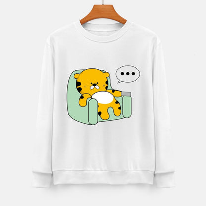 Front Patterned Long Sleeve TopDesign-Your-Own Cotton