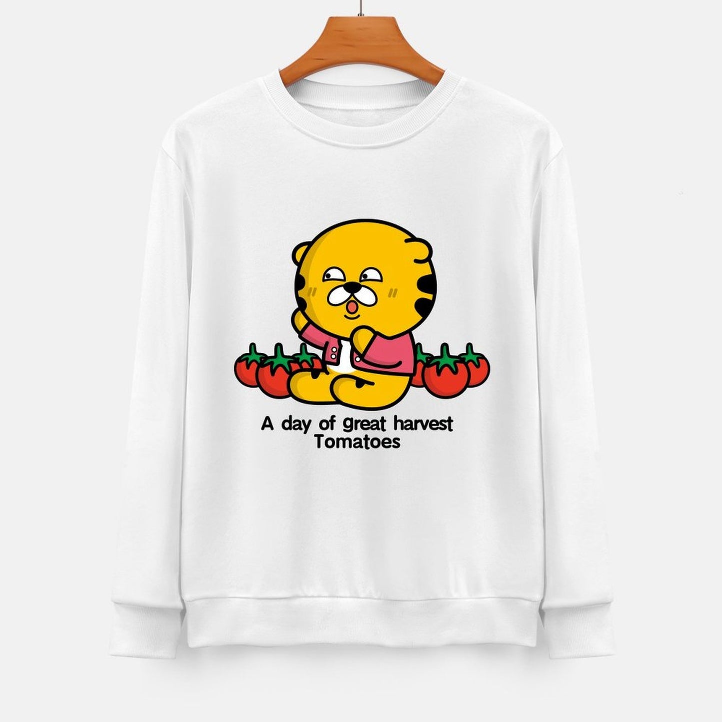 Front Patterned Long Sleeve TopEco-Conscious Essential