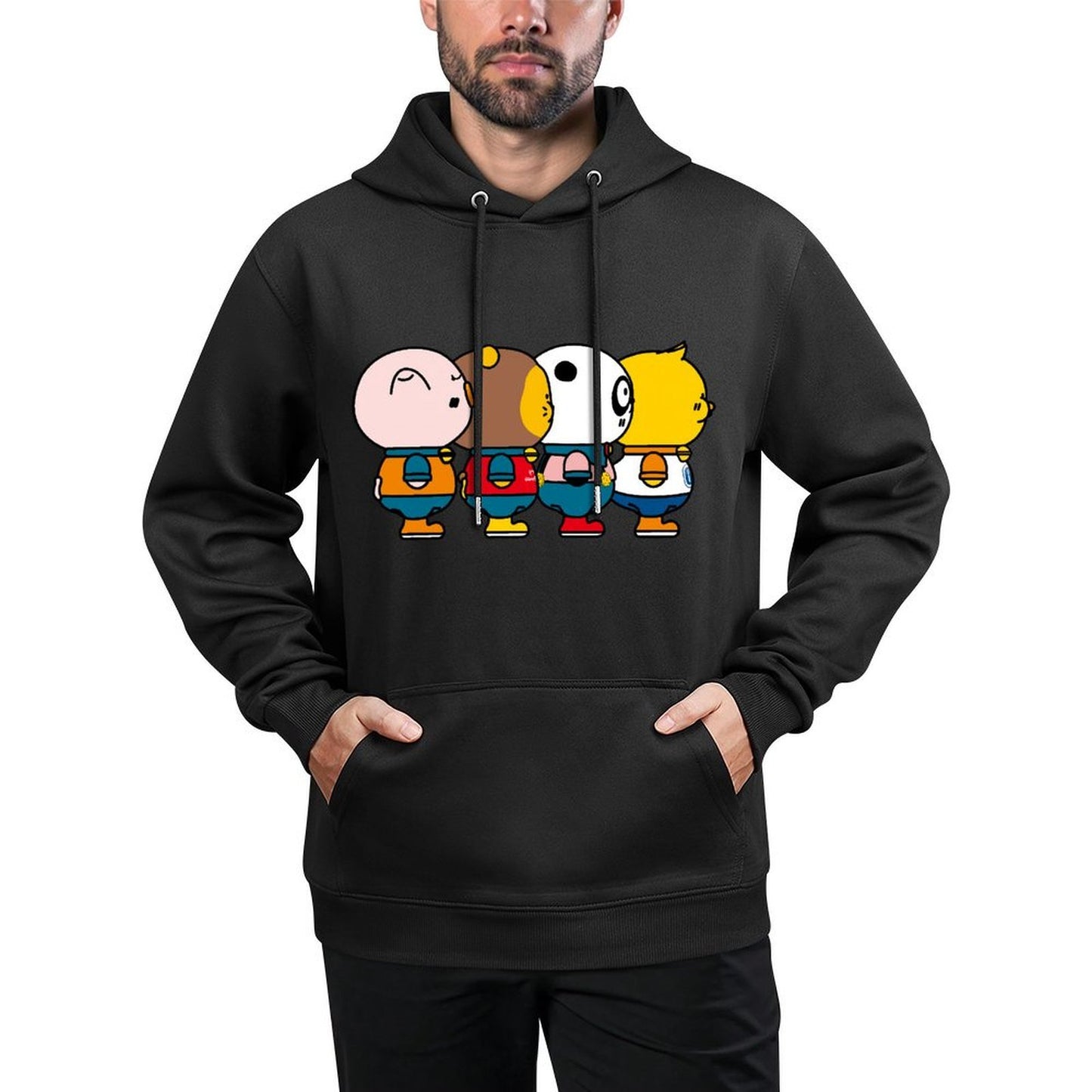 IPBR 250g Hooded Pocket Sweatshirt Front GraphicMen's Hooded  Sweatshirt4003763