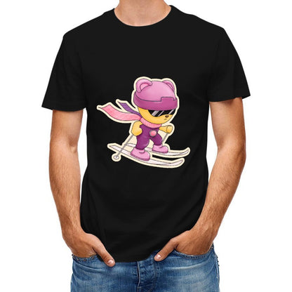 Inlex Bear T-shirtsFade-Resistant Recycled T-Shirt
