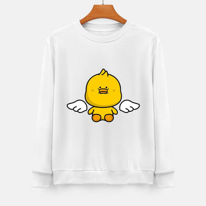 Front Patterned Long Sleeve TopNatural EverydayComfort