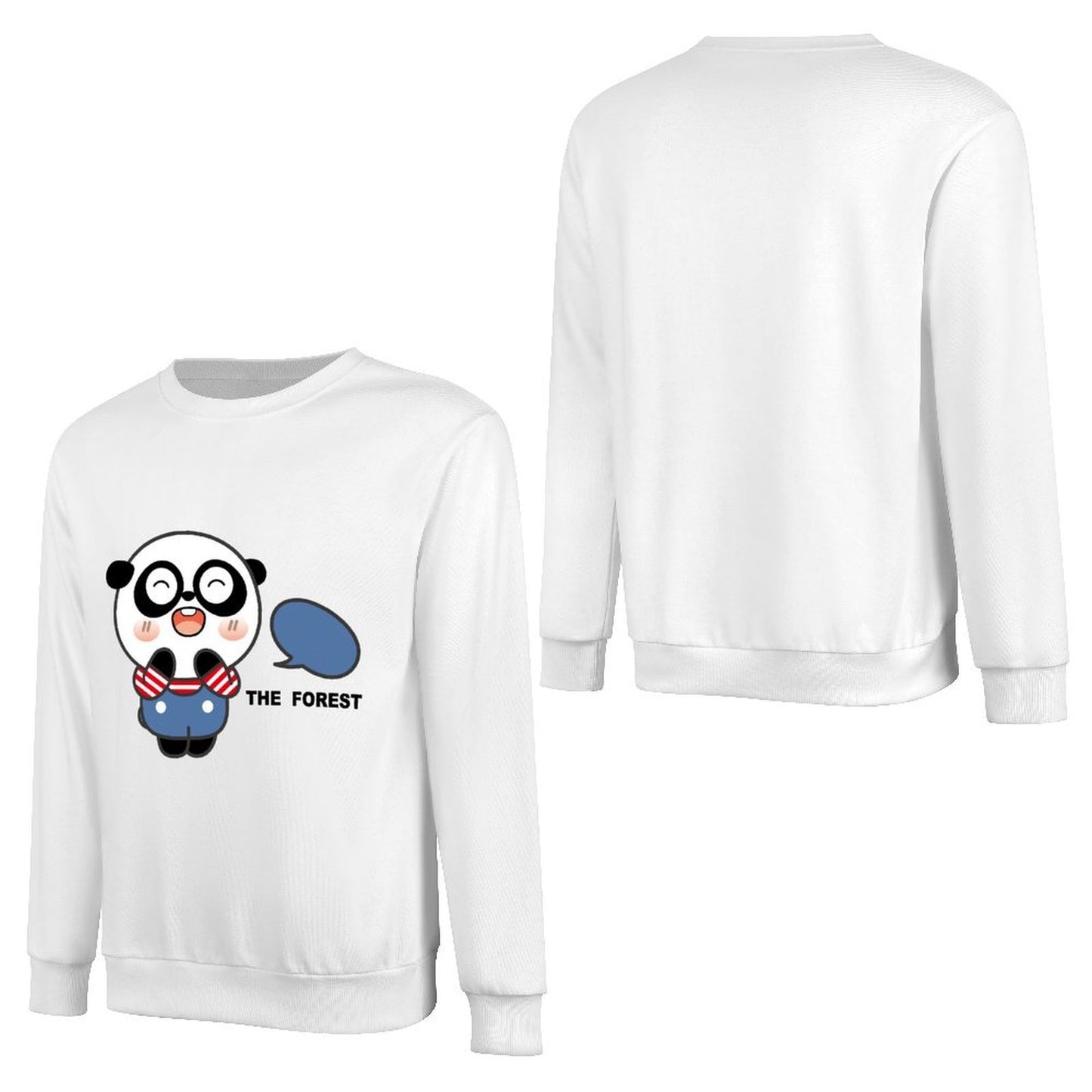 Front Patterned Long Sleeve TopSoftWear Breathable