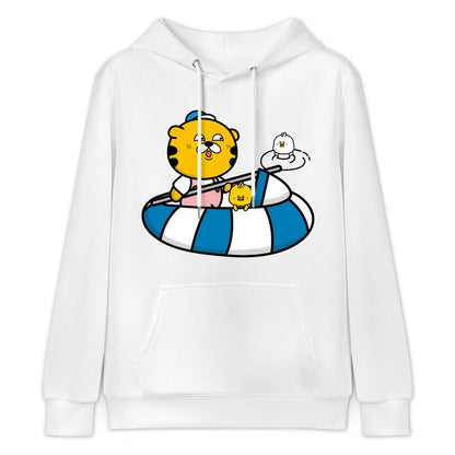 Tear-Resistant Urban Front Graphic Hoodies