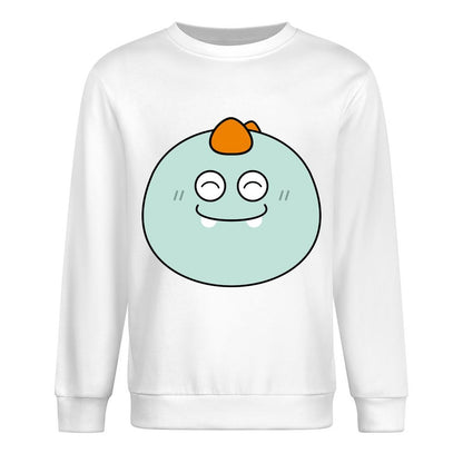 Front Patterned Long Sleeve TopPocket Tee BasicSeries