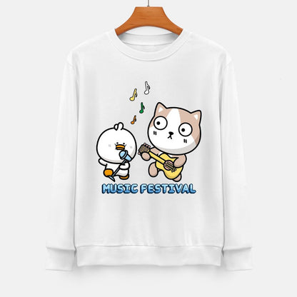 Front Patterned Long Sleeve TopSmooth Minimal