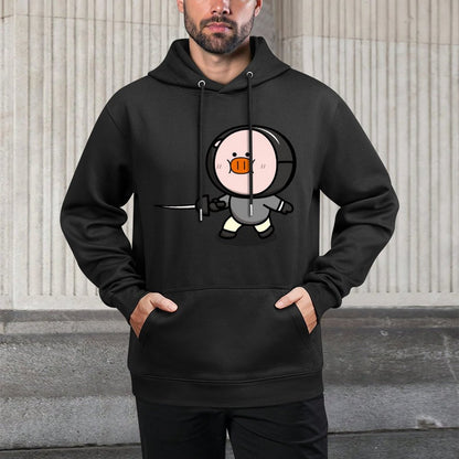 Fitted Cotton Front Graphic Hoodies