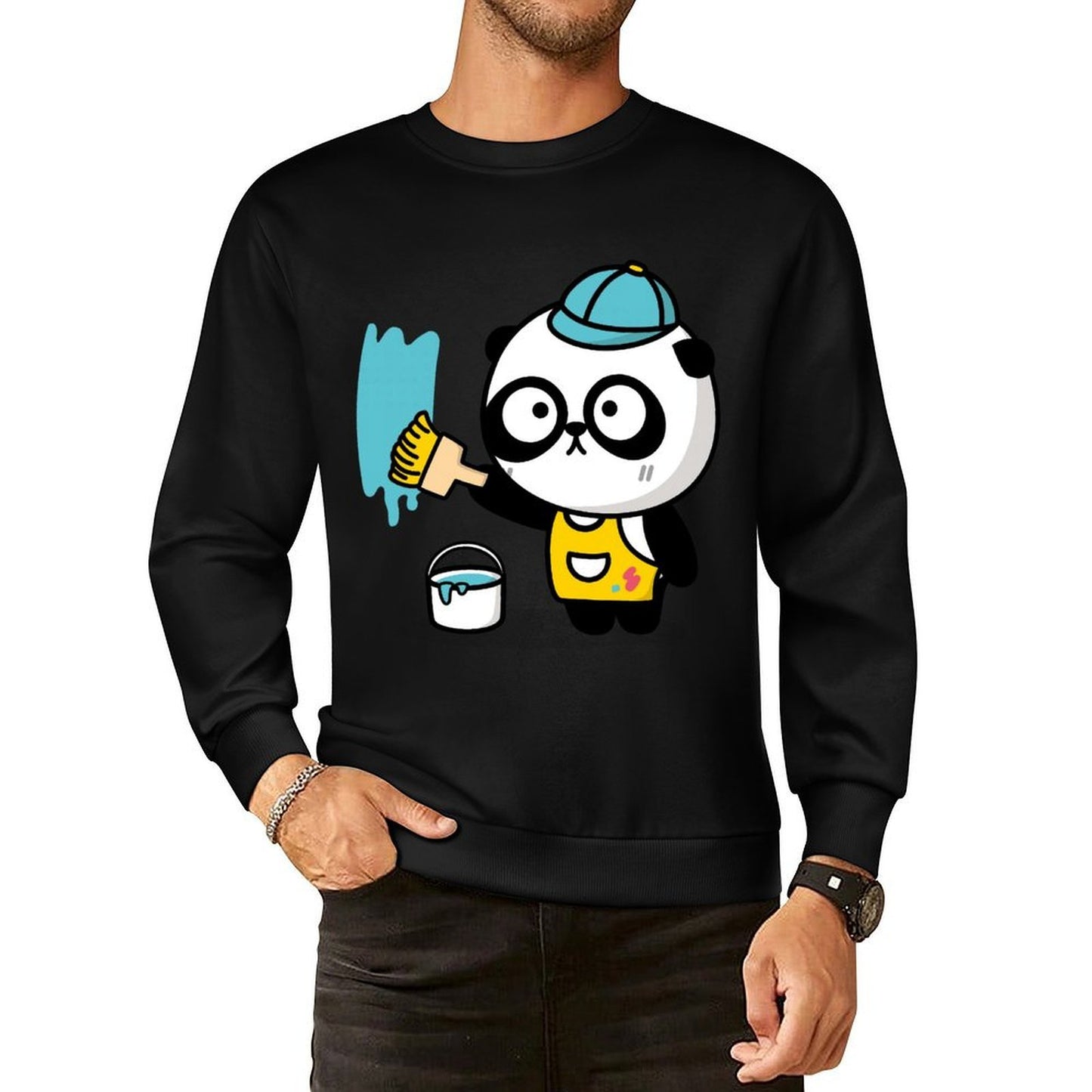 Front Patterned Long Sleeve TopUltra Durable RegularFit