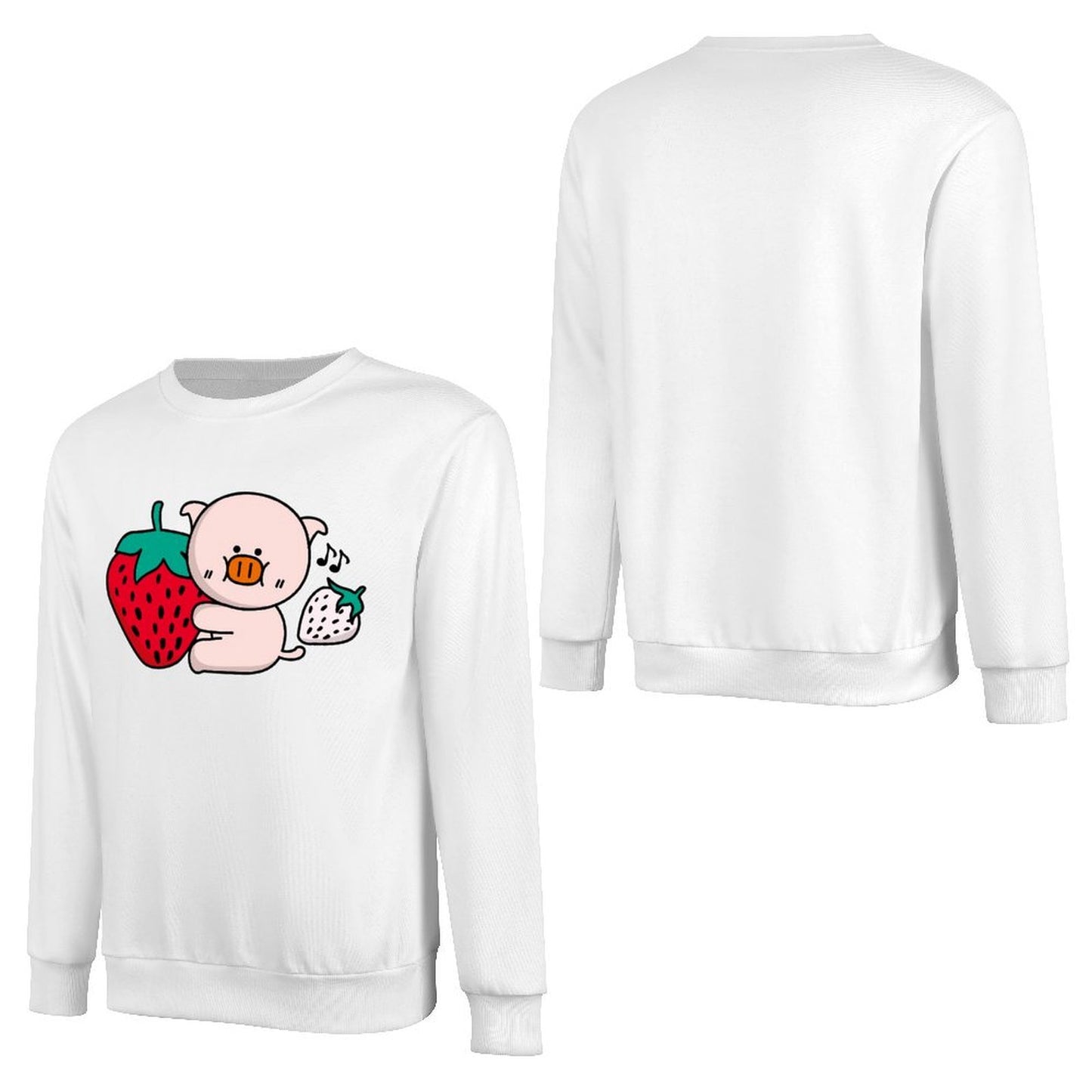 Front Patterned Long Sleeve TopEasy-Care Promotional