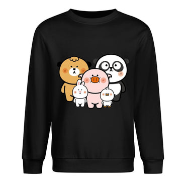 Front Patterned Long Sleeve TopSoftTouch Print-Ready