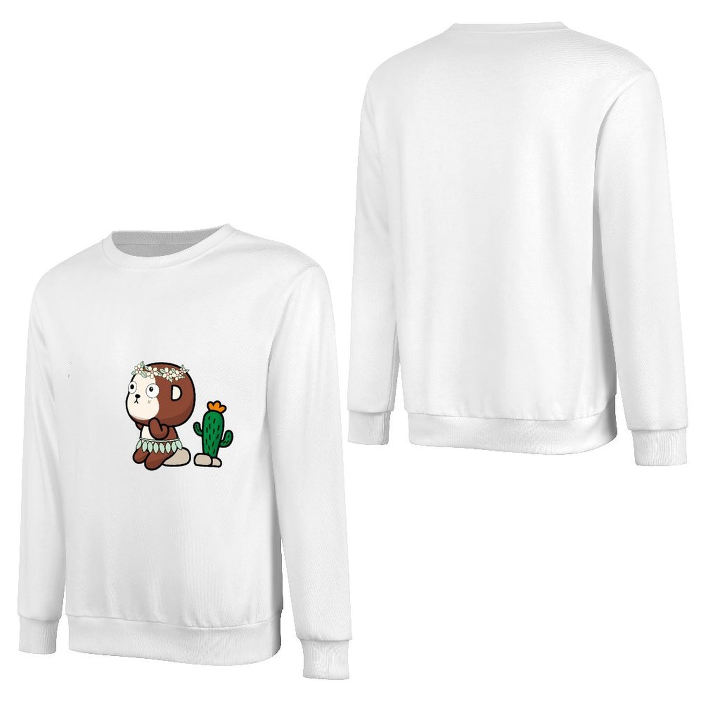 Front Patterned Long Sleeve TopEssential Promotional