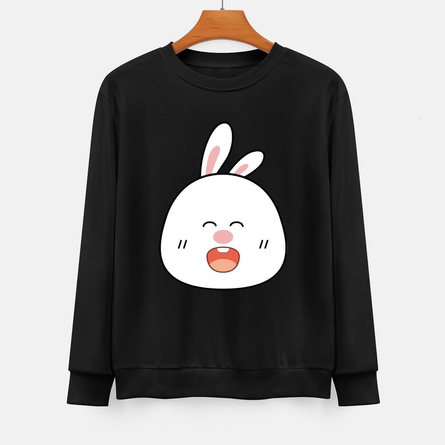  Front Patterned Long Sleeve TopOn-Demand Shrink-Resistant