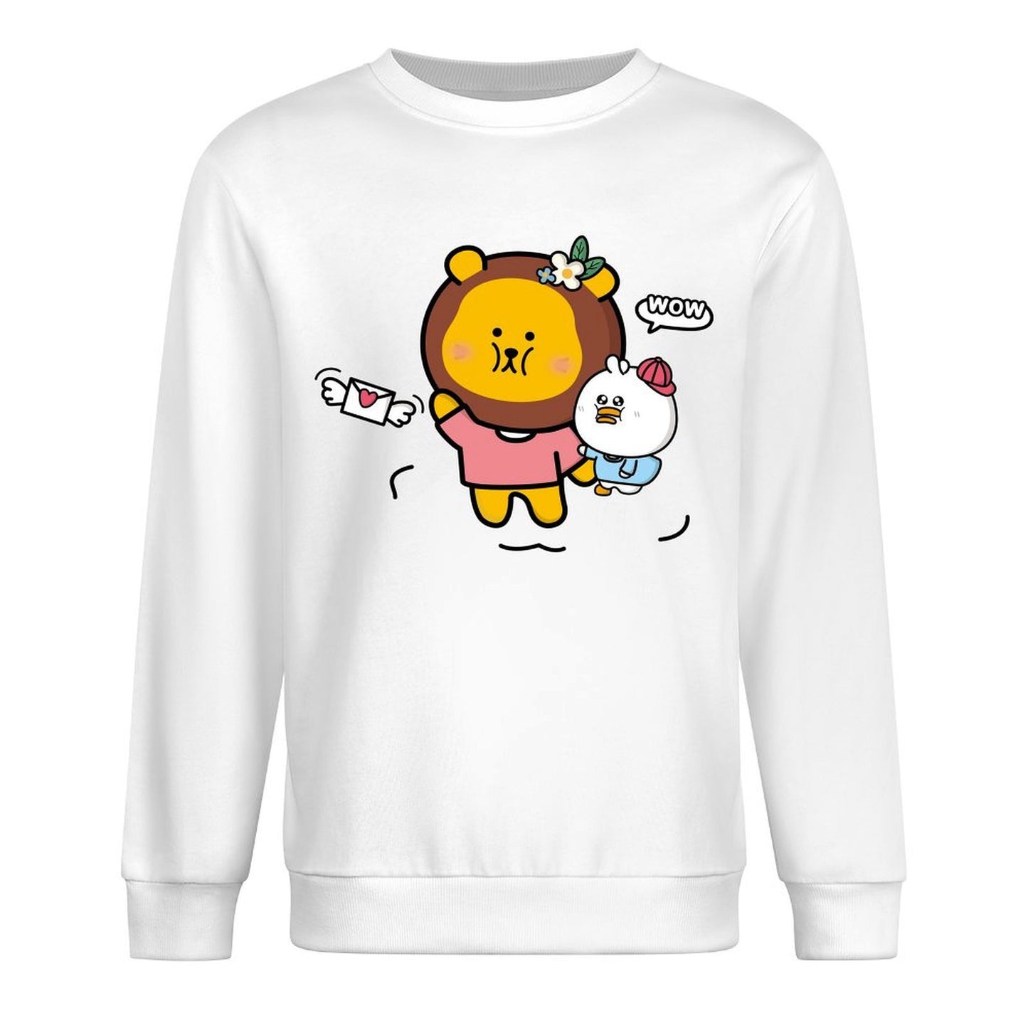 Front Patterned Long Sleeve TopSmooth ClassicSeries