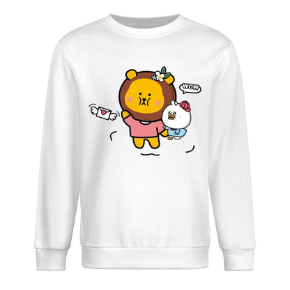 Front Patterned Long Sleeve TopSmooth ClassicSeries