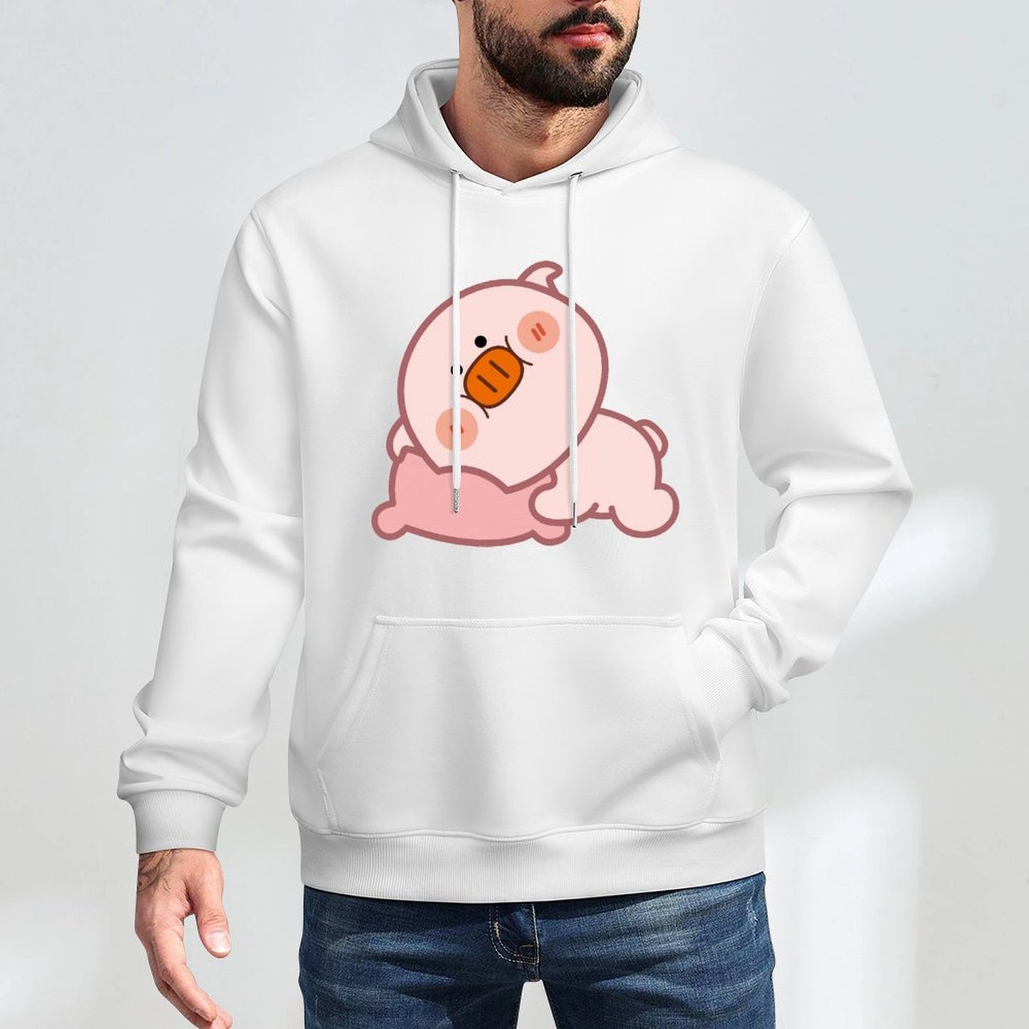 Front Graphic HoodiesUltra Durable Seamless