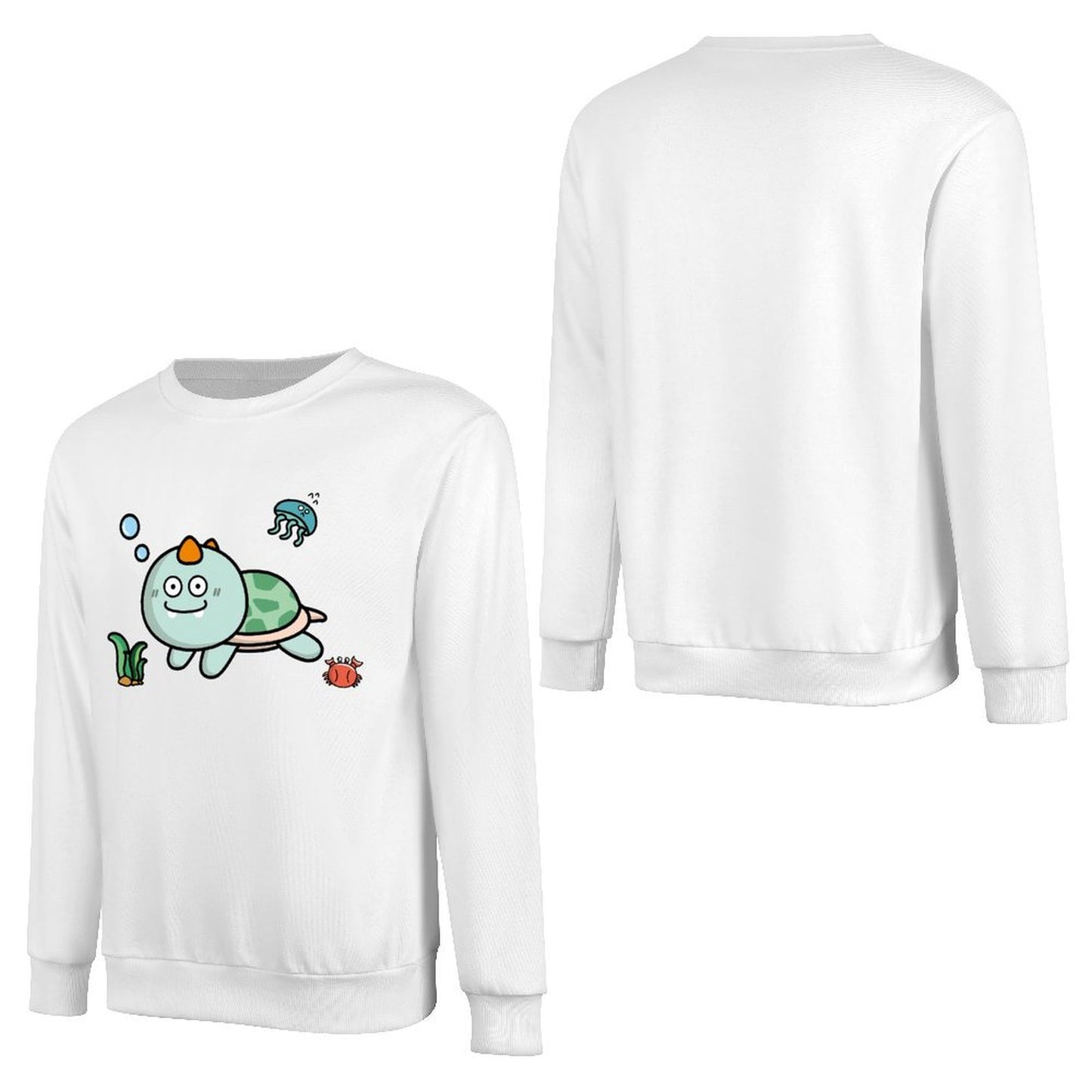 Front Patterned Long Sleeve TopMoisture-Wicking Logo-Ready