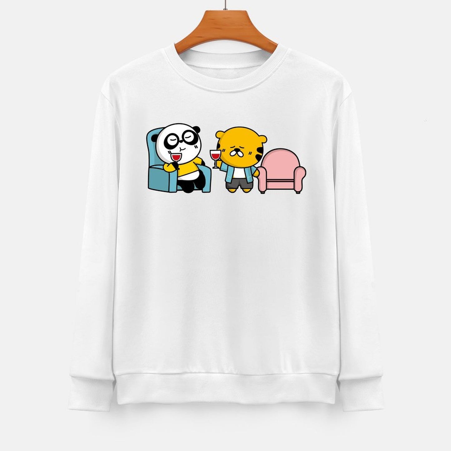 Front Patterned Long Sleeve TopEasyWear Studio