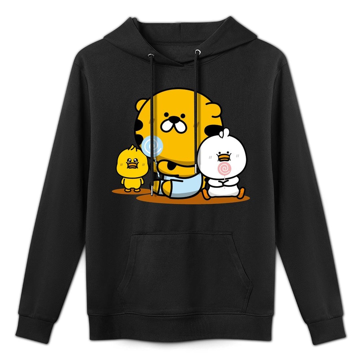 Essential Soft-Touch Front Graphic Hoodies