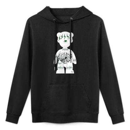 Hoodie Front PatternIndoor Clean Edges