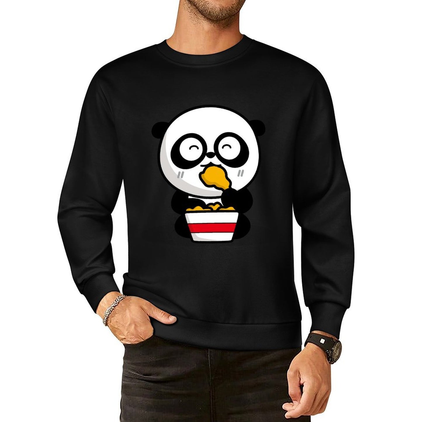 IPBR 250g Crew Neck Long Sleeve Sweatshirt Front GraphicCrew Neck Long Sleeve Sweatshirt4000334